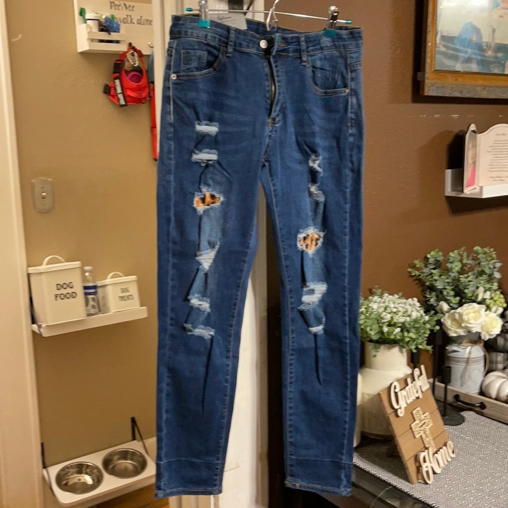 Ripped Blue jeans